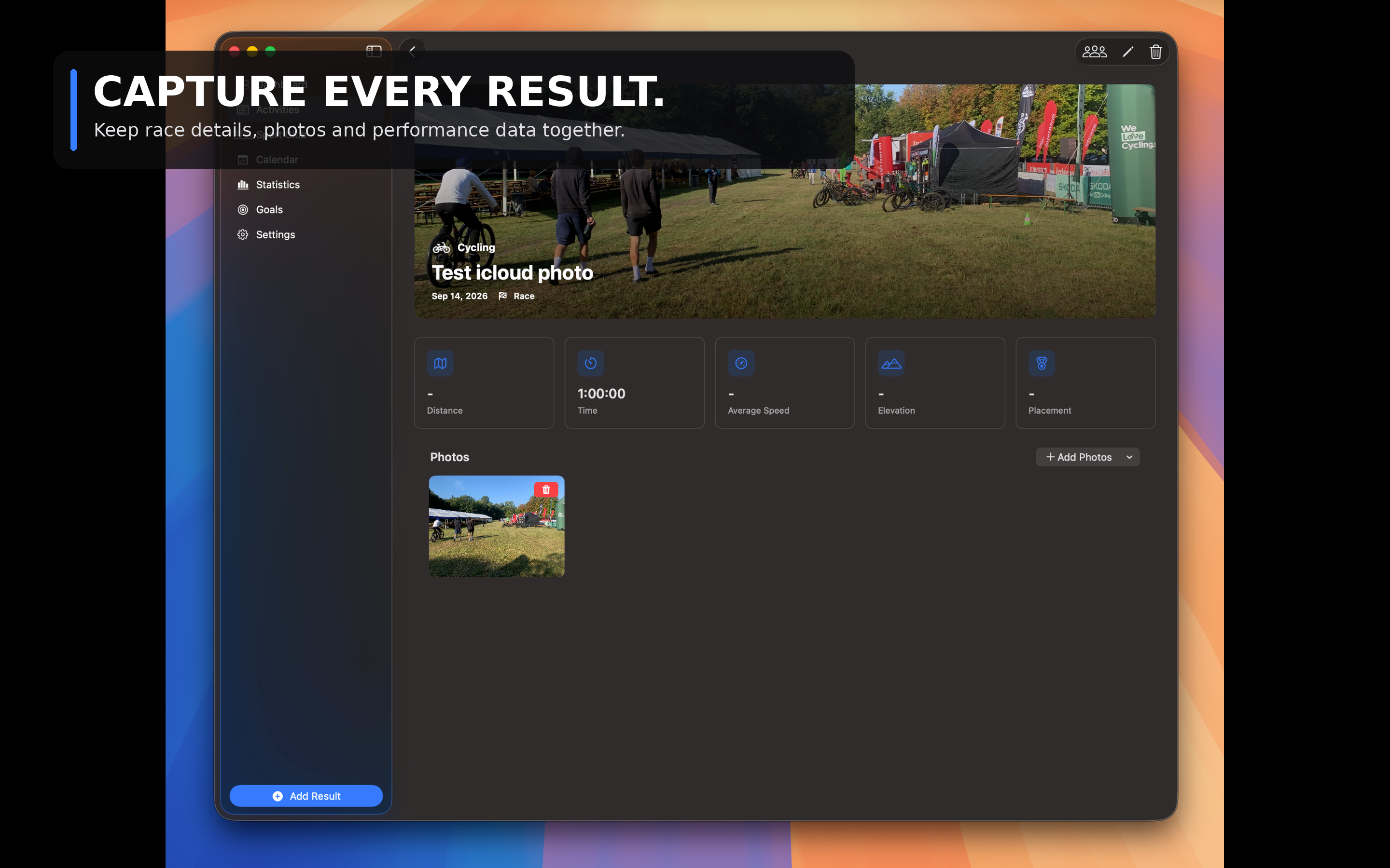 My Sport Results screenshot 8